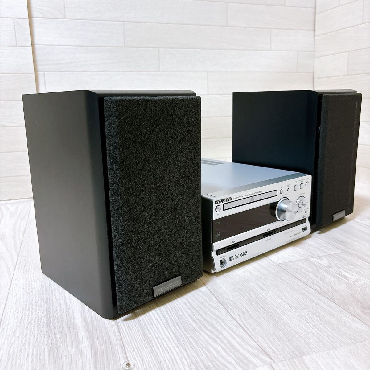KENWOOD ケンウッド UD-E77WSD-B ミニコンポ ブラック 良品 KENWOOD ケンウッド UD-E77WSD-B ミニコンポ ブラック 良品