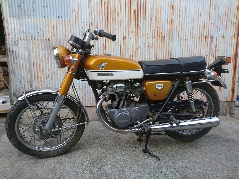 Honda Cb250 Export Type 1 Document Restore Base Real Movement Present Condition Search Cb350seniacl Cb Real Yahoo Auction Salling