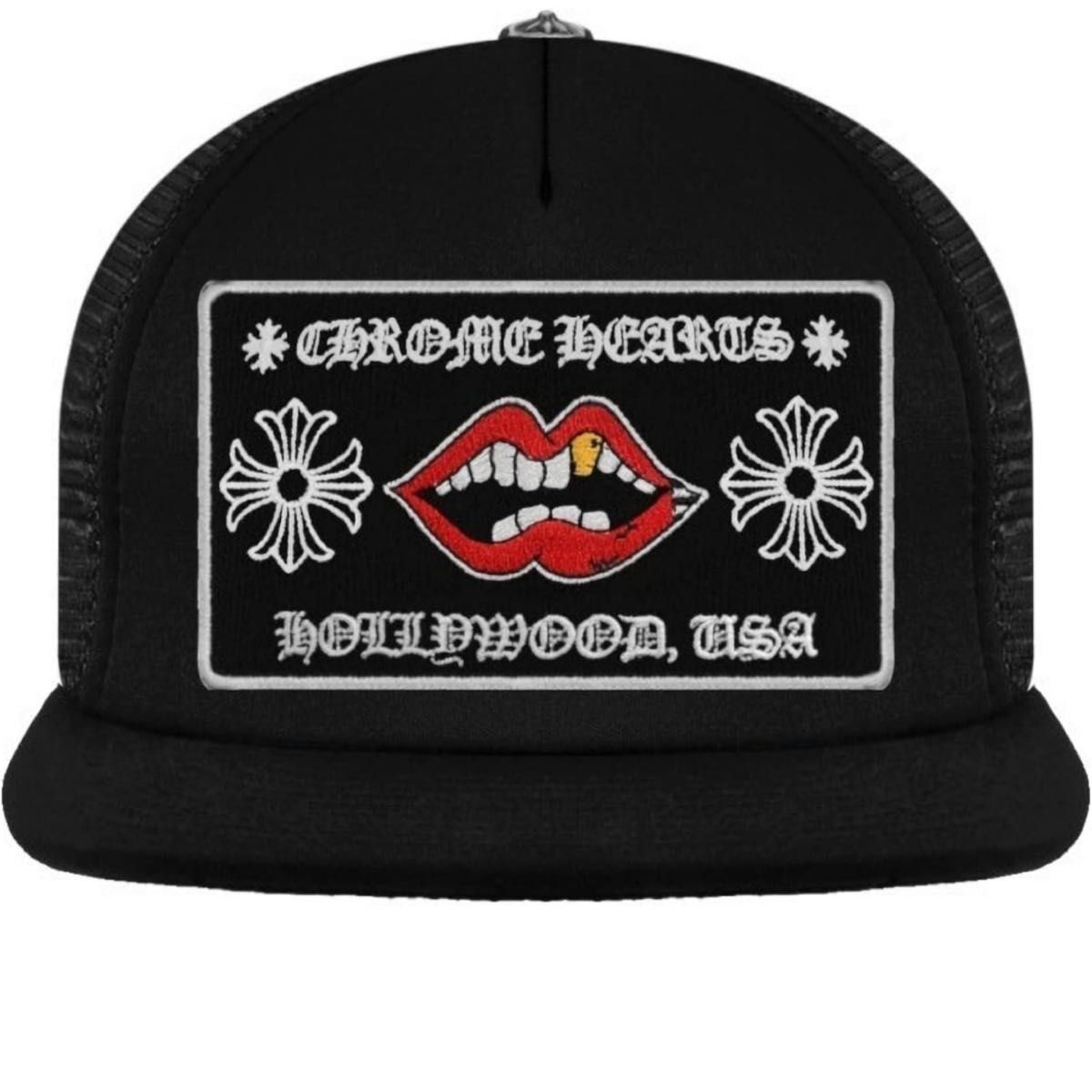 クロムハーツ キャップ CHROME HEARTS ブラック 帽子 メッシュ クロムハーツ キャップ CHROME HEARTS ブラック 帽子 メッシュ