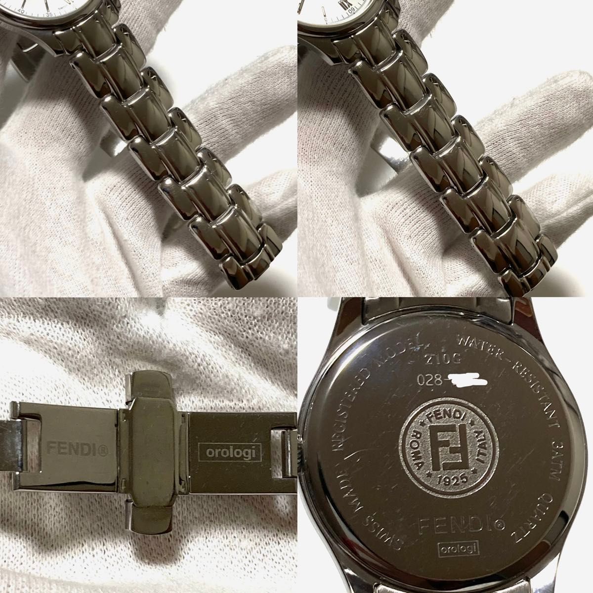フェンディ 腕時計 S08CM17DA2S ベルト 美品 FENDI フェンディ ベルト純正 ボーイズサイズ 男女兼用