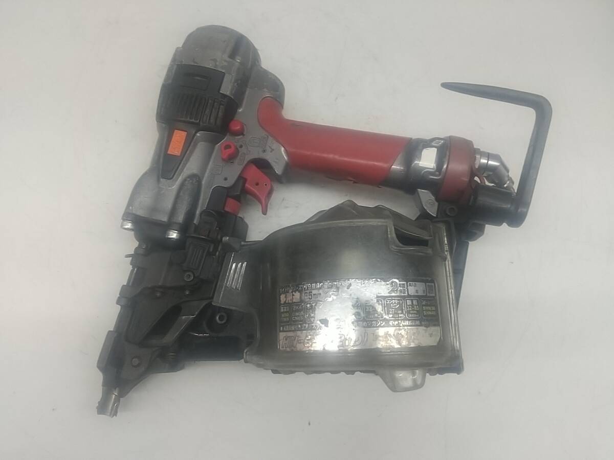 中古品】☆MAX(マックス) 65㎜高圧釘打機 クールグレー HN-65N2 中古品】☆MAX(マックス) 65㎜高圧釘打機 クールグレー HN-65N2