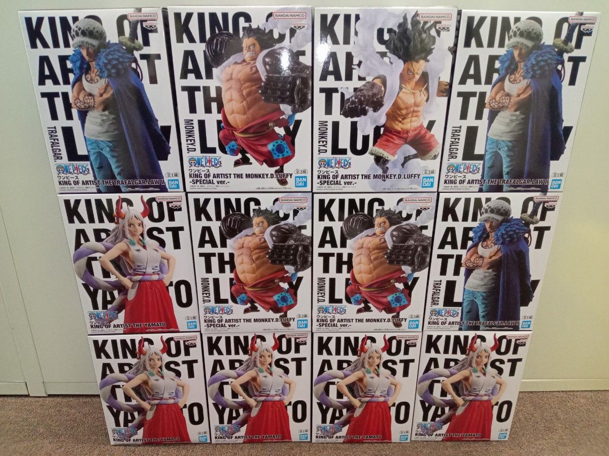 未開封12体】 ワンピース KING OF ARTIST ONE PIECE ギア4 未開封12体】 ワンピース KING OF ARTIST ONE PIECE ギア4