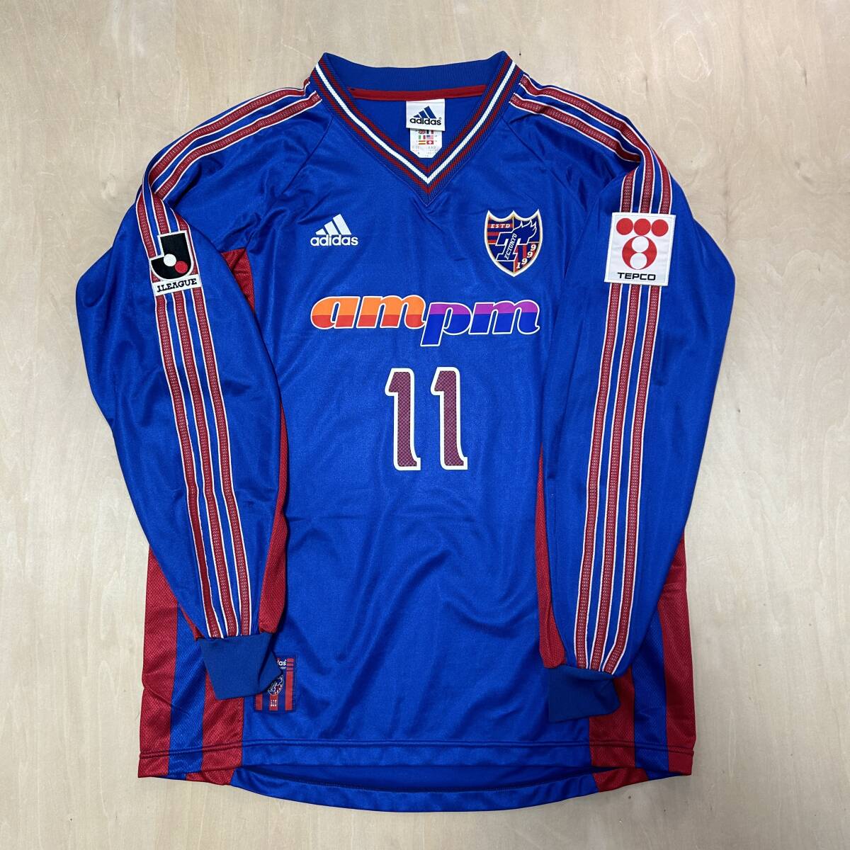 1999 99 FC東京 アマラオ 選手支給品 ユニフォーム 初代 1999 99 FC東京 アマラオ 選手支給品 ユニフォーム 初代