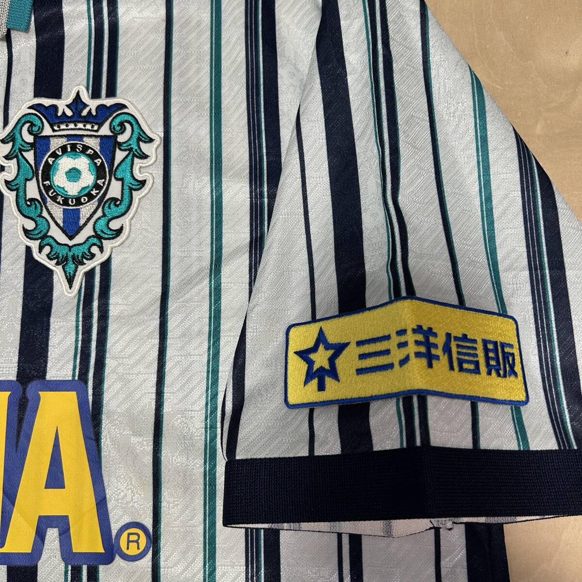 1996 1997 1998 アビスパ福岡 選手支給品 ユニフォーム 初代 1996 1997 1998 アビスパ福岡 選手支給品 ユニフォーム 初代