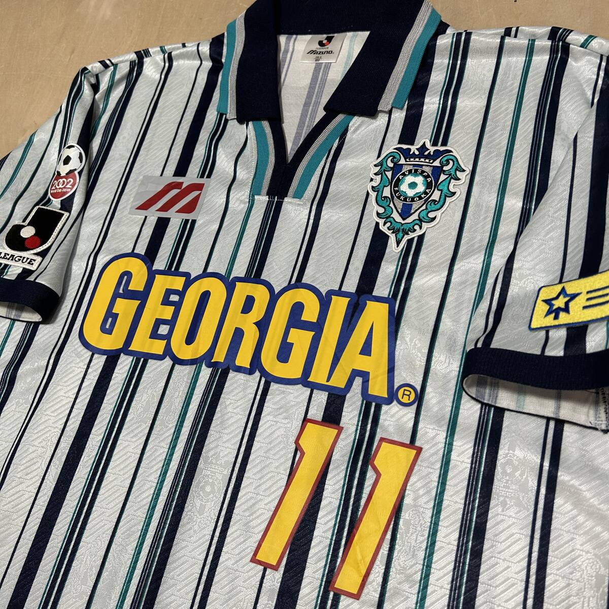 1996 1997 1998 アビスパ福岡 選手支給品 ユニフォーム 初代 1996 1997 1998 アビスパ福岡 選手支給品 ユニフォーム 初代