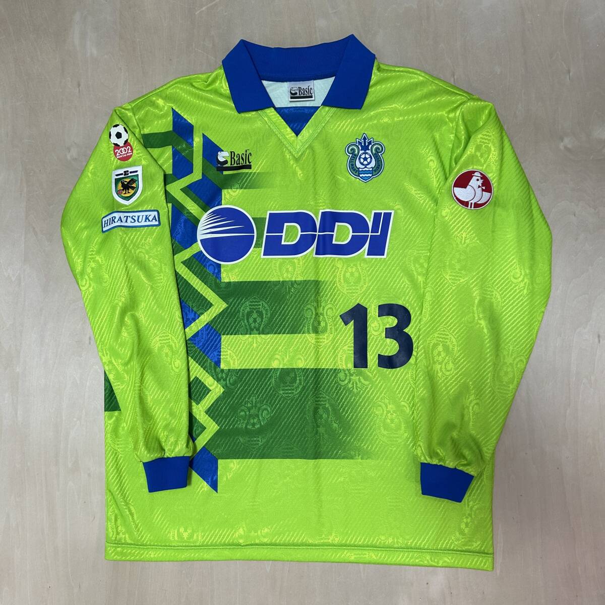1995 95 ベルマーレ平塚 中田英寿 選手支給品 ユニフォーム 湘南 1995 95 ベルマーレ平塚 中田英寿 選手支給品 ユニフォーム 湘南