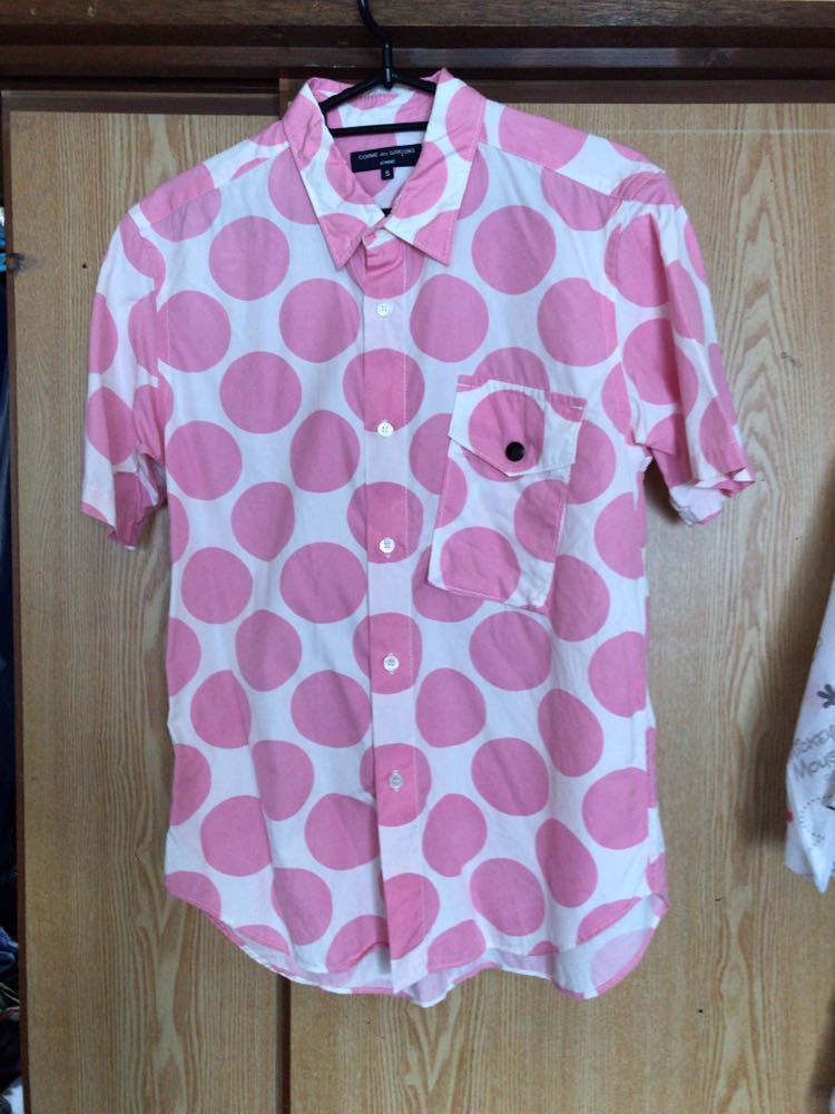 美品COMME des GARCONS HOMME コムデギャルソン オム 半袖 ドット