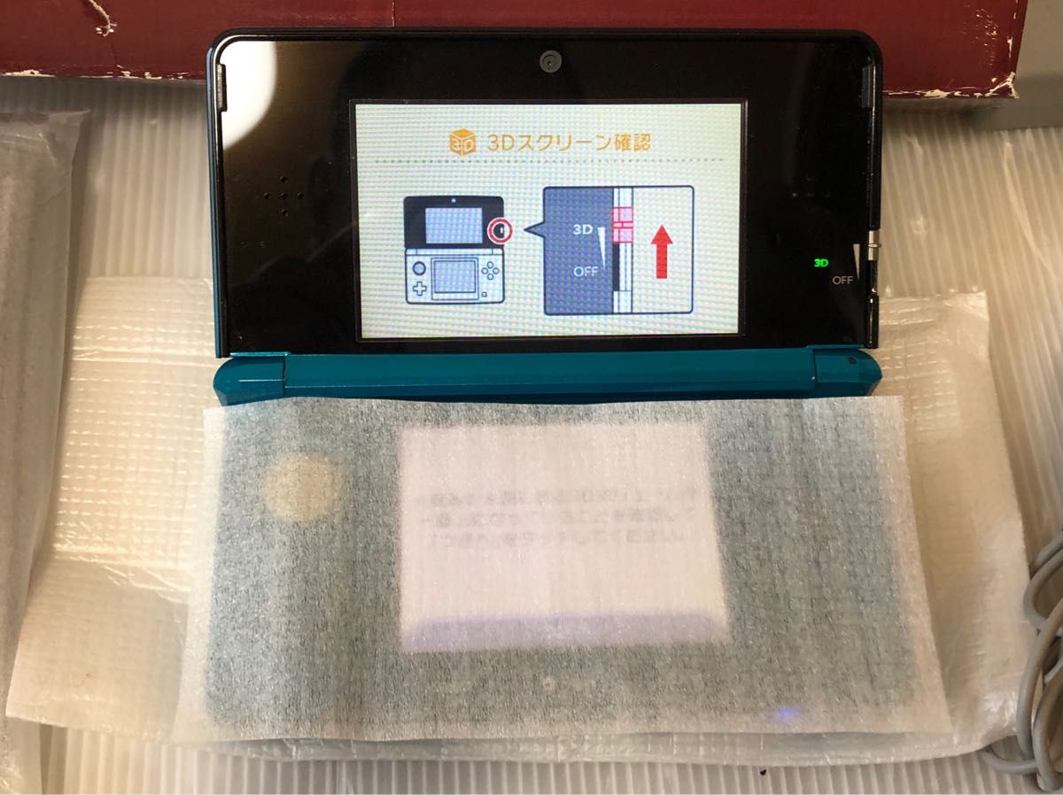 初期化済み・美品 ニンテンドー3DS 本体 アクアブルー NINTENDO