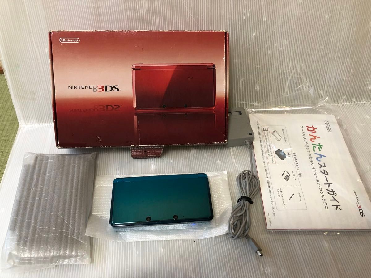 初期化済み・美品 ニンテンドー3DS 本体 アクアブルー NINTENDO 初期化済み・美品 ニンテンドー3DS 本体 アクアブルー NINTENDO