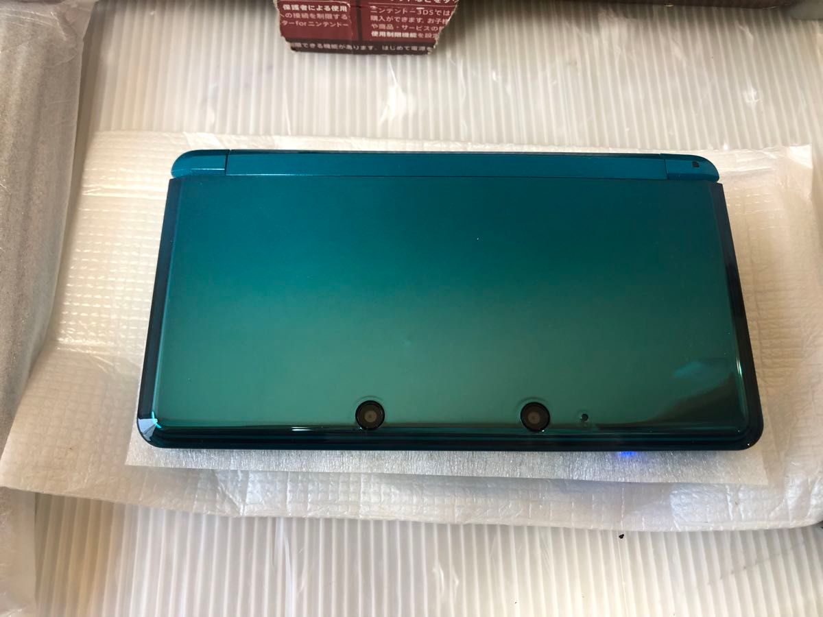 超格安価格 初期化済み・美品 ニンテンドー3DS 本体 アクアブルー NINTENDO ニンテンドー3DS本体