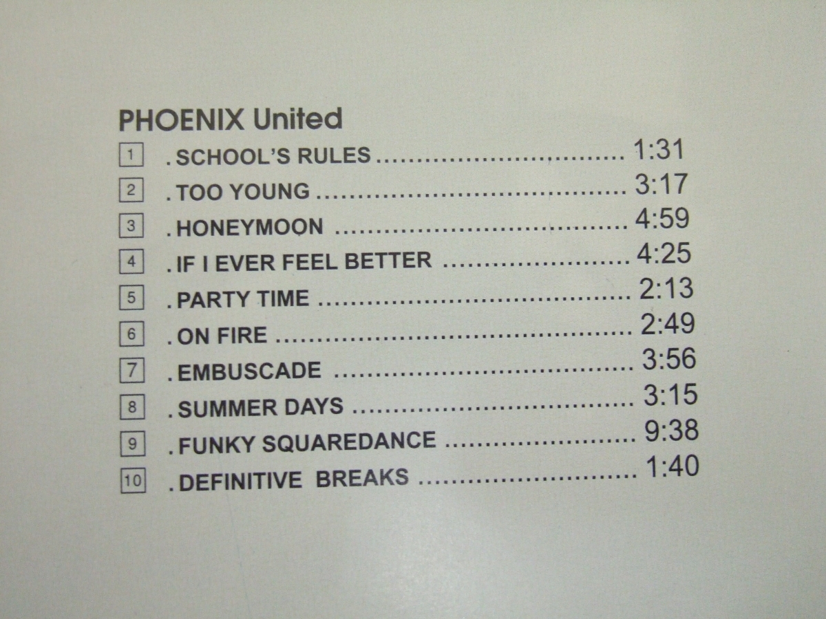 【CD】フェニックス　PHOENIX / UNITED