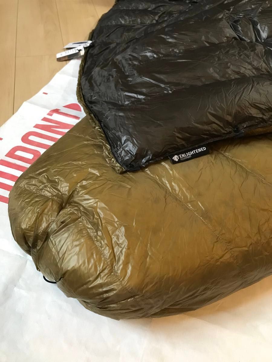ENLIGHTENED EQUIPMENT REVELATION CUSTOM SLEEPING QUILT 850 ENLIGHTENED EQUIPMENT REVELATION CUSTOM SLEEPING QUILT 850
