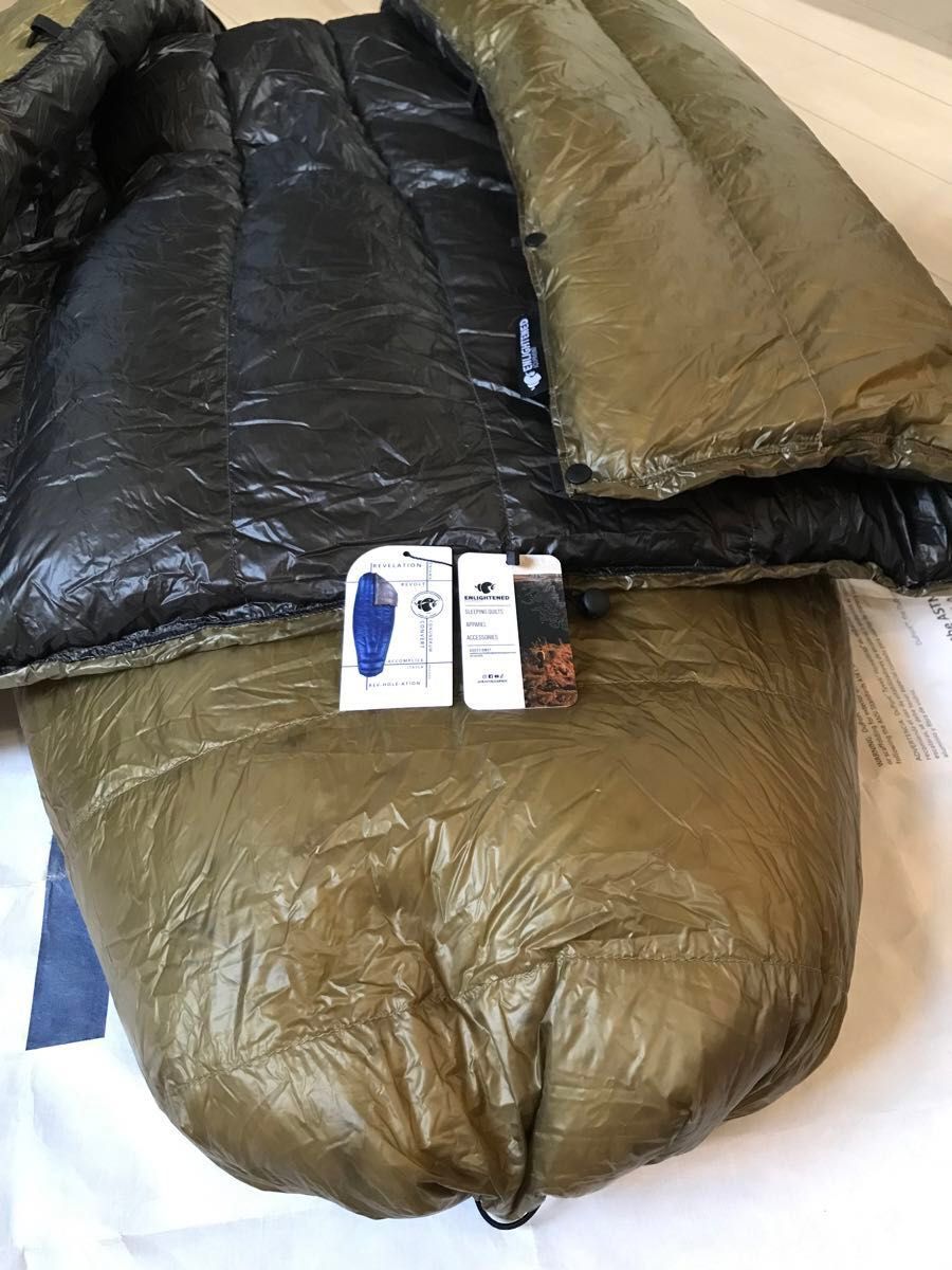 ENLIGHTENED EQUIPMENT REVELATION CUSTOM SLEEPING QUILT 850 ENLIGHTENED EQUIPMENT REVELATION CUSTOM SLEEPING QUILT 850