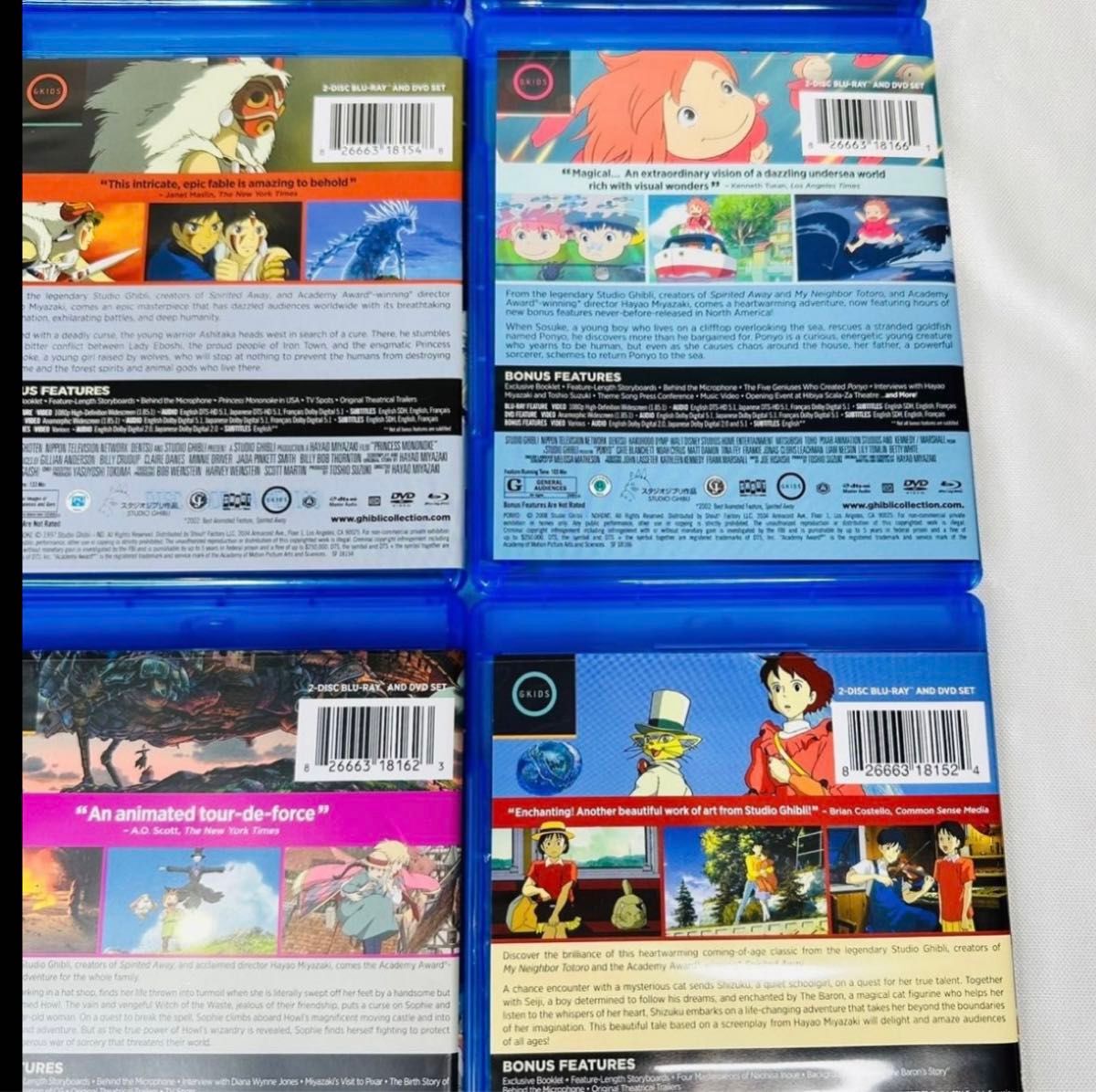 英会話 【台紙ケース付き】北米版ジブリ DVD 9枚セット 台紙ケース付き】北米版ジブリ DVD 9枚セット|Yahoo!フリマ(旧
