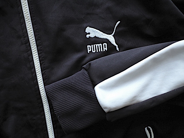 即決 Lサイズ 80s vintage PUMA ジャージ 黒x白 ビースティー 即決 Lサイズ 80s vintage PUMA ジャージ 黒x白 ビースティー