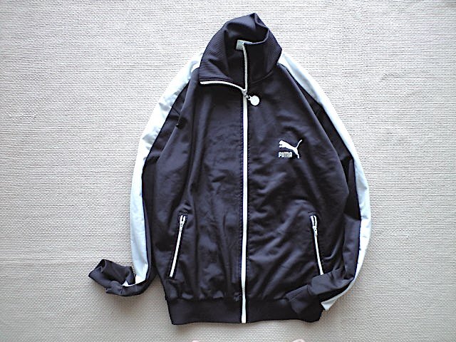 即決 Lサイズ 80s vintage PUMA ジャージ 黒x白 ビースティー 即決 Lサイズ 80s vintage PUMA ジャージ 黒x白 ビースティー
