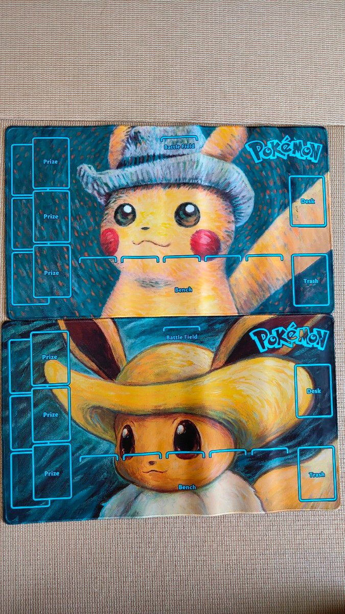 ポケモンカード プレイマット2枚セット ピカチュウ イーブイ ポケモンカード プレイマット2枚セット ピカチュウ イーブイ