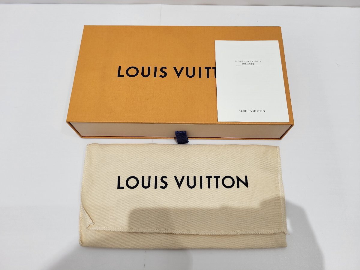 ★LOUIS　VUITTON　ルイヴィトン　モノグラム　ポルトフォイユクレマンス　M60742　長財布　ジッピーウォレット　中古★004069