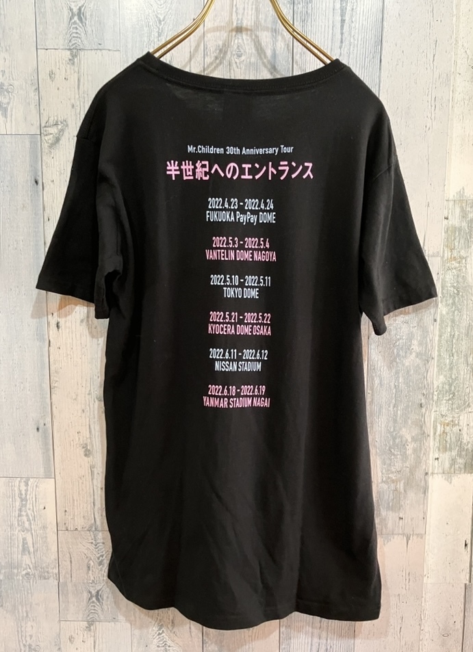 Mr Childrenミスチル30周年 半世紀へのエントランス Tシャツ2022 Mr Childrenミスチル30周年 半世紀へのエントランス Tシャツ2022