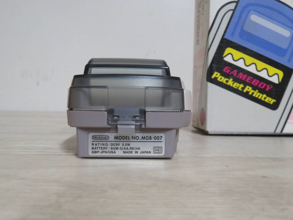  nintendo GAMEBOY MGB-007 PocketPrinter Game Boy карман принтер изначальный с коробкой 