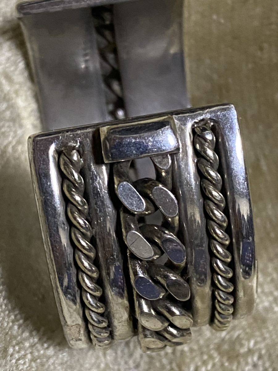 saint laurent paris 15ss シルバーブレスレット バングル saint laurent paris 15ss シルバーブレスレット バングル