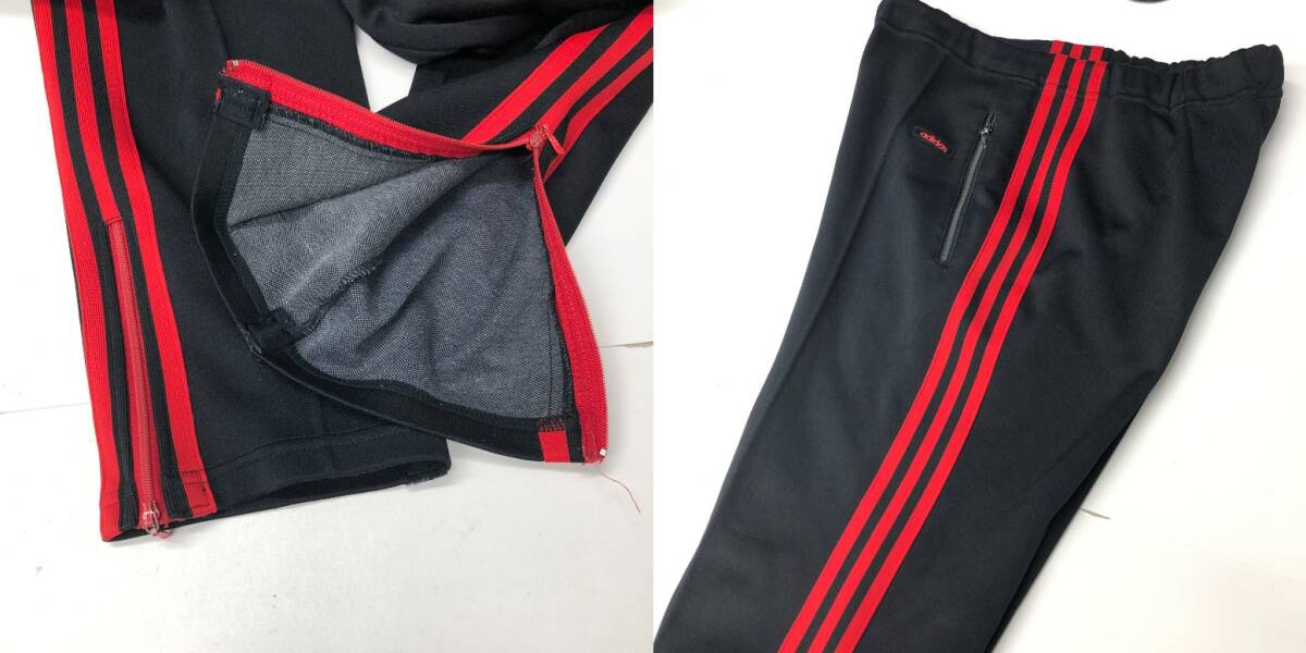 70s デサント製 アディダス adidas トラックパンツ ブラック 3 70s デサント製 アディダス adidas トラックパンツ ブラック 3