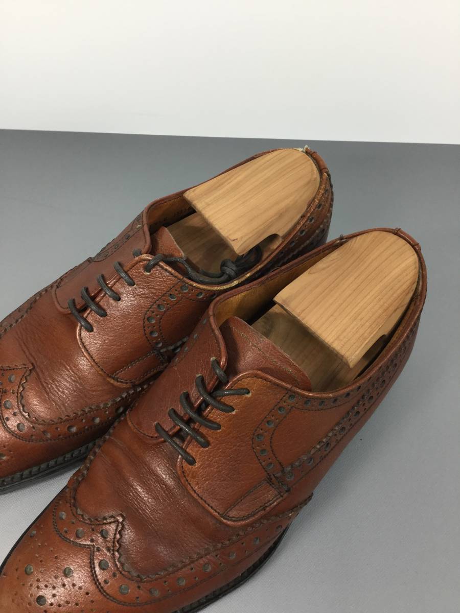 リーガル ブリティッシュコレクション 英国製 UK6.5 ウイングチップ 革靴 ブラウン_画像2