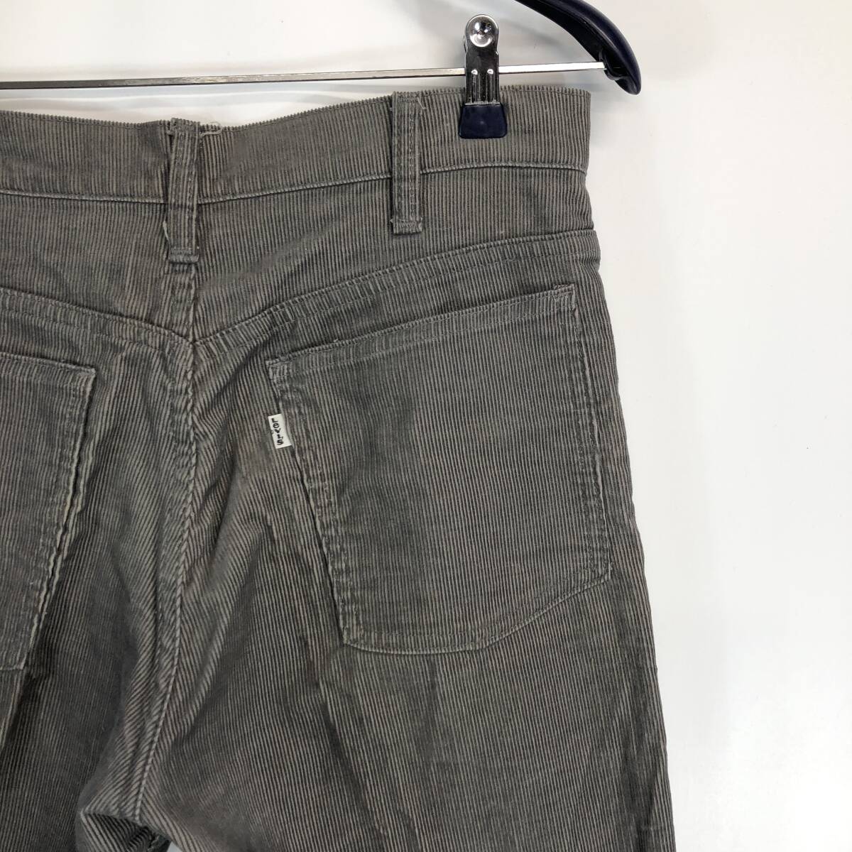 70s リーバイス 519 コーデュロイパンツ グレー 42Talon 561刻印 70s リーバイス 519 コーデュロイパンツ グレー 42Talon 561刻印