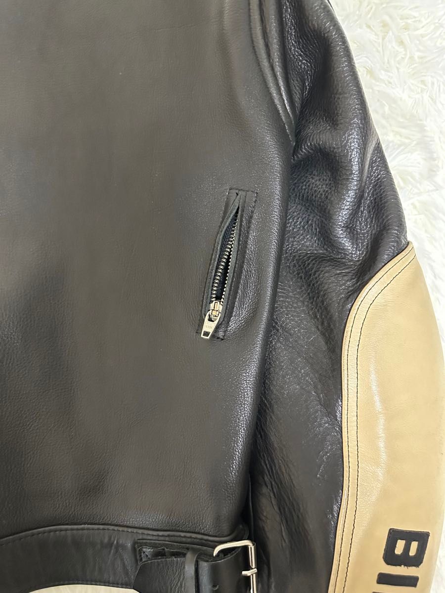 ビーズレザー/B`s LEATHER バイカーズ ライダースジャケット ビーズレザー/B`s LEATHER バイカーズ ライダースジャケット