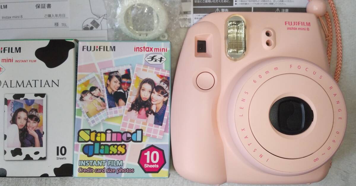 FUJIFILM チェキ インスタントカメラ instax mini8 ピンク 動作 FUJIFILM チェキ インスタントカメラ instax mini8 ピンク 動作
