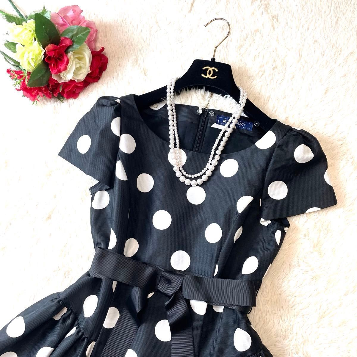 M'S GRACY エムズグレイシー ワンピース ドット 水玉 大きい M'S GRACY エムズグレイシー ワンピース ドット 水玉 大きい