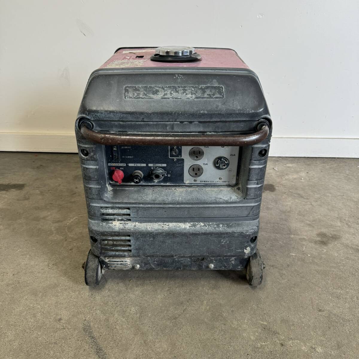 【超安い】 △ 発電機 ホンダ/ / HONDA △ □岐阜発 実動 EX22 現状品 R6.6/25□ / 100V(50/60Hz) / サイクロコンバーター / 発電機