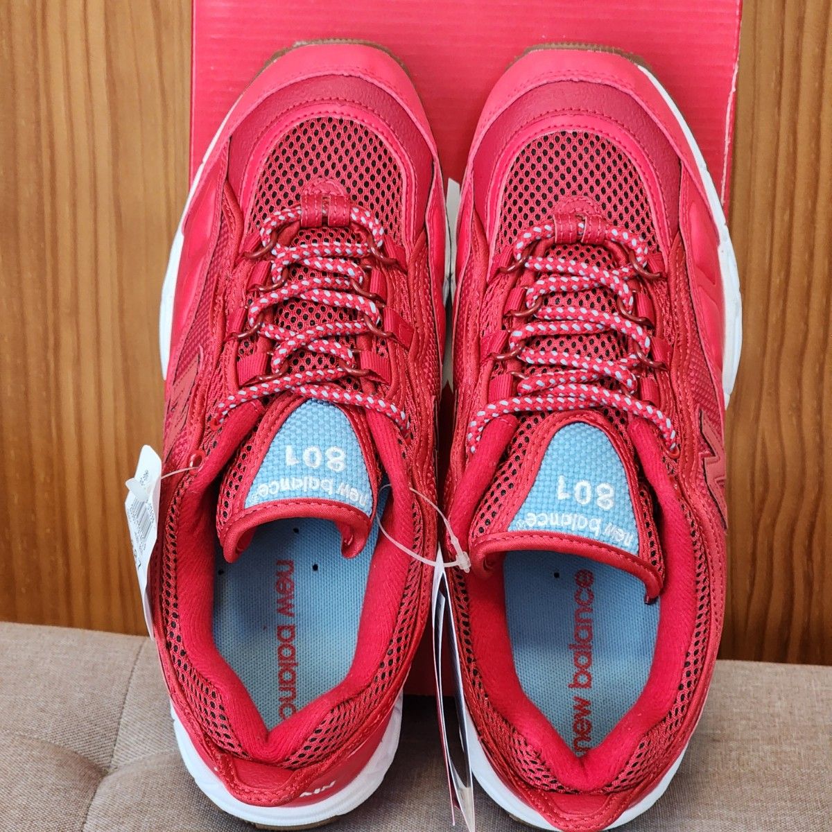 新品未使用 new balance スニーカー ML801RED 26 5箱付|Yahoo 新品未使用 new balance スニーカー ML801RED 26 5箱付|Yahoo