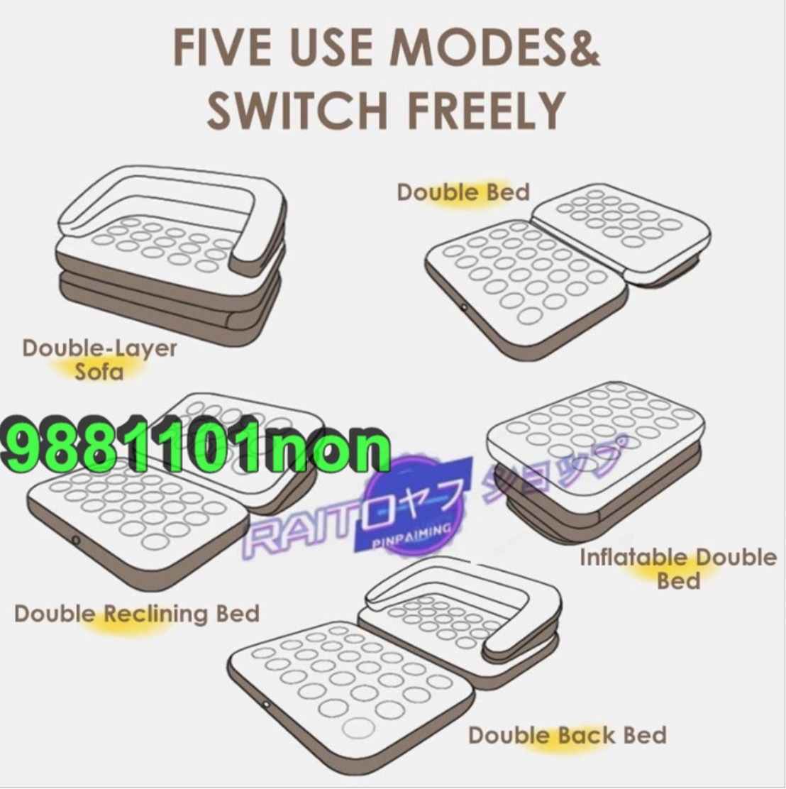空気注入式 ポータブル ブローアップマットレス ソファベッド 空気注入式 ポータブル ブローアップマットレス ソファベッド