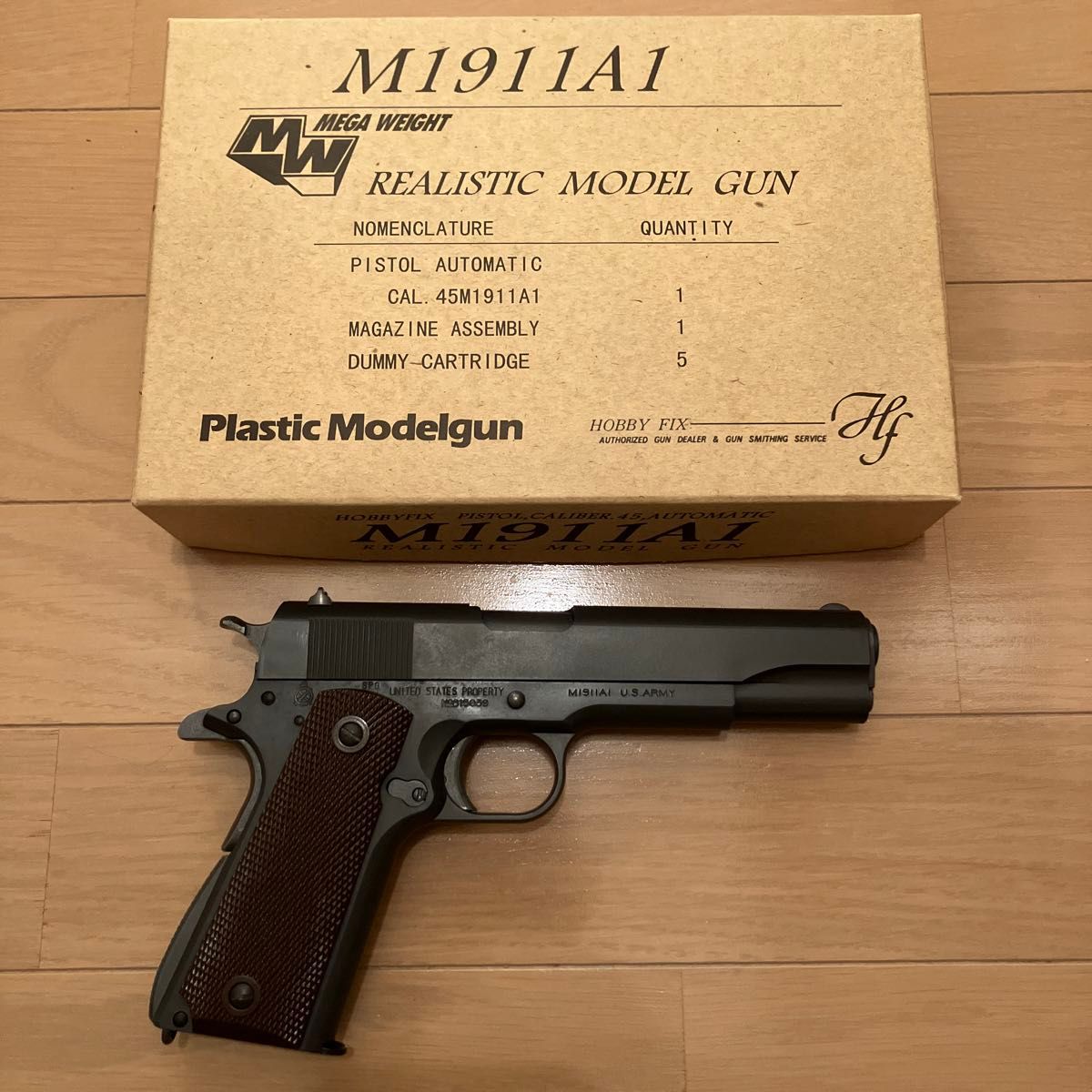 ホビーフィックス M1911A1 コルトガバメント メガウェイト ホビーフィックス M1911A1 コルトガバメント メガウェイト