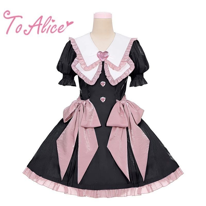 toAlice 魔法少女リボン襟ワンピース セーラー ロリータ|Yahoo toAlice 魔法少女リボン襟ワンピース セーラー ロリータ|Yahoo