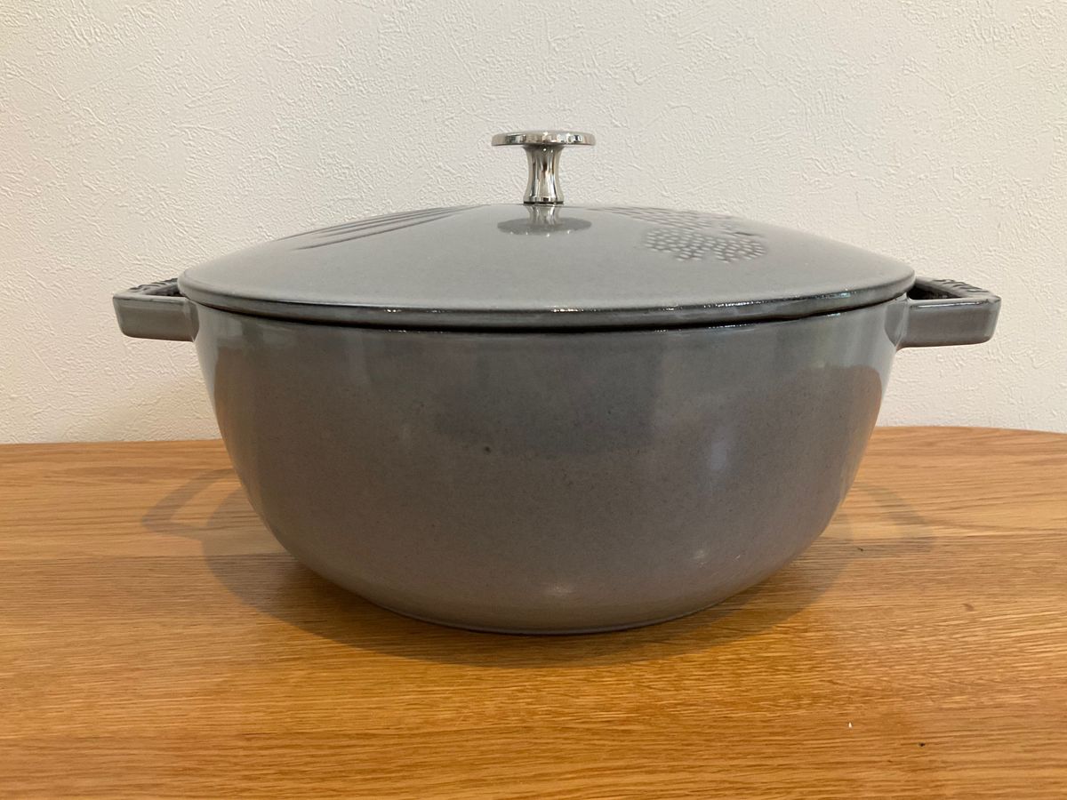 【未使用】STAUB ストウブ フレンチ ルースターココット グレー 24cm ストウブ ルースターココット 24 グレー シグネチャー フレンチ