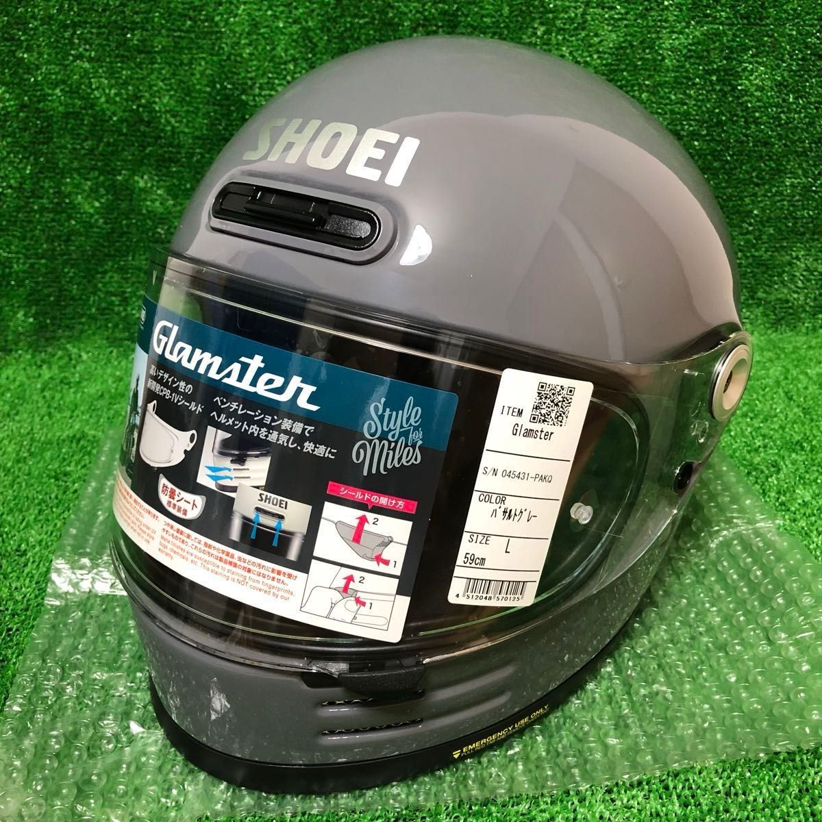 L】新品未使用 SHOEI Glamster ショウエイ グラムスター L】新品未使用 SHOEI Glamster ショウエイ グラムスター