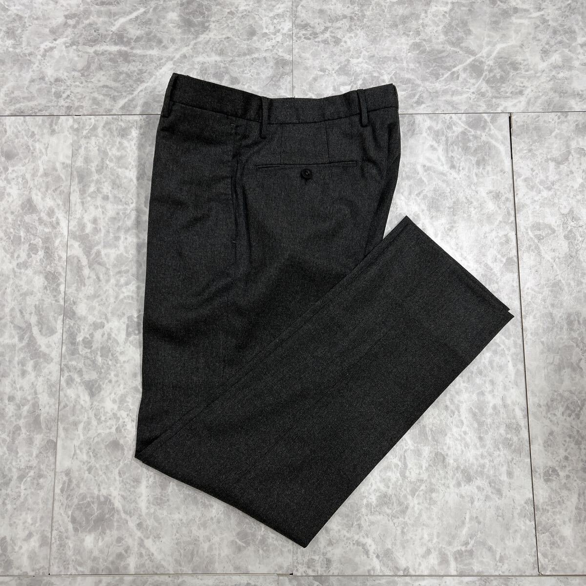 CC ■ 人気シルエット '履き心地抜群' INCOTEX インコテックス SLIM FIT テーパード スラックスパンツ size46 メンズ 紳士服 ボトムス 