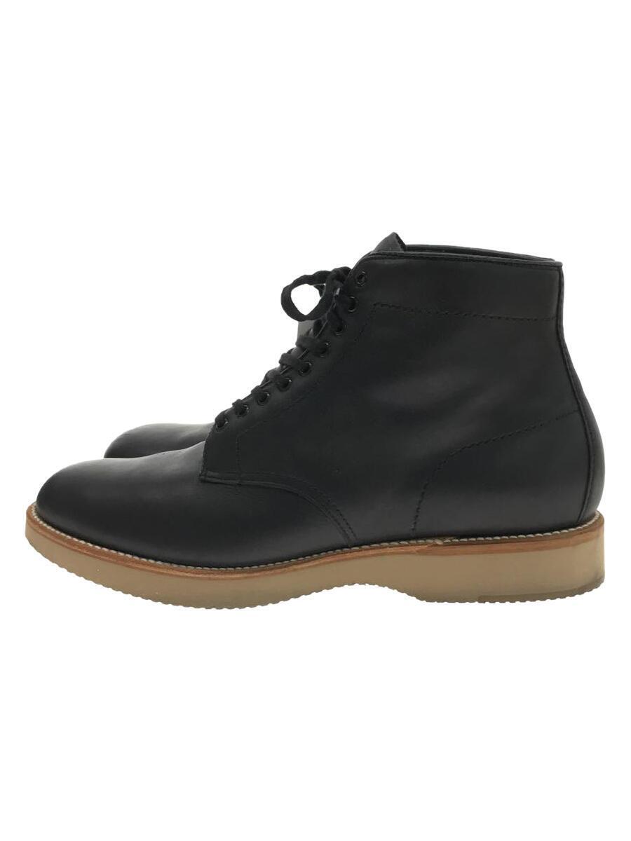 Alden◆SHIPS別注/サービスブーツ/US9.5/BLK/レザー/45967