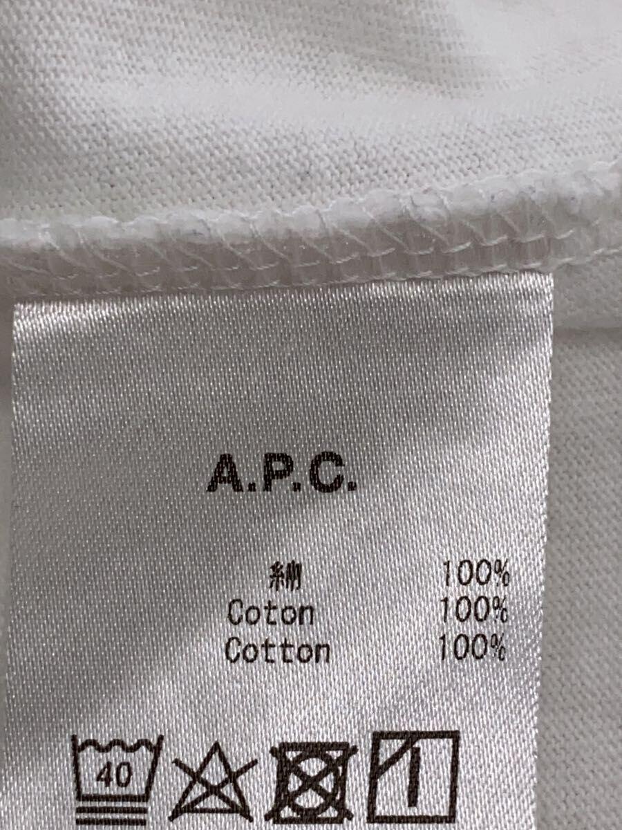 A.P.C.◆Rue MadameTシャツ/S/コットン/WHT