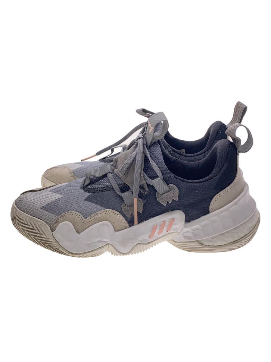adidas◆TRAE YOUNG/ローカットスニーカー/26.5/GRY
