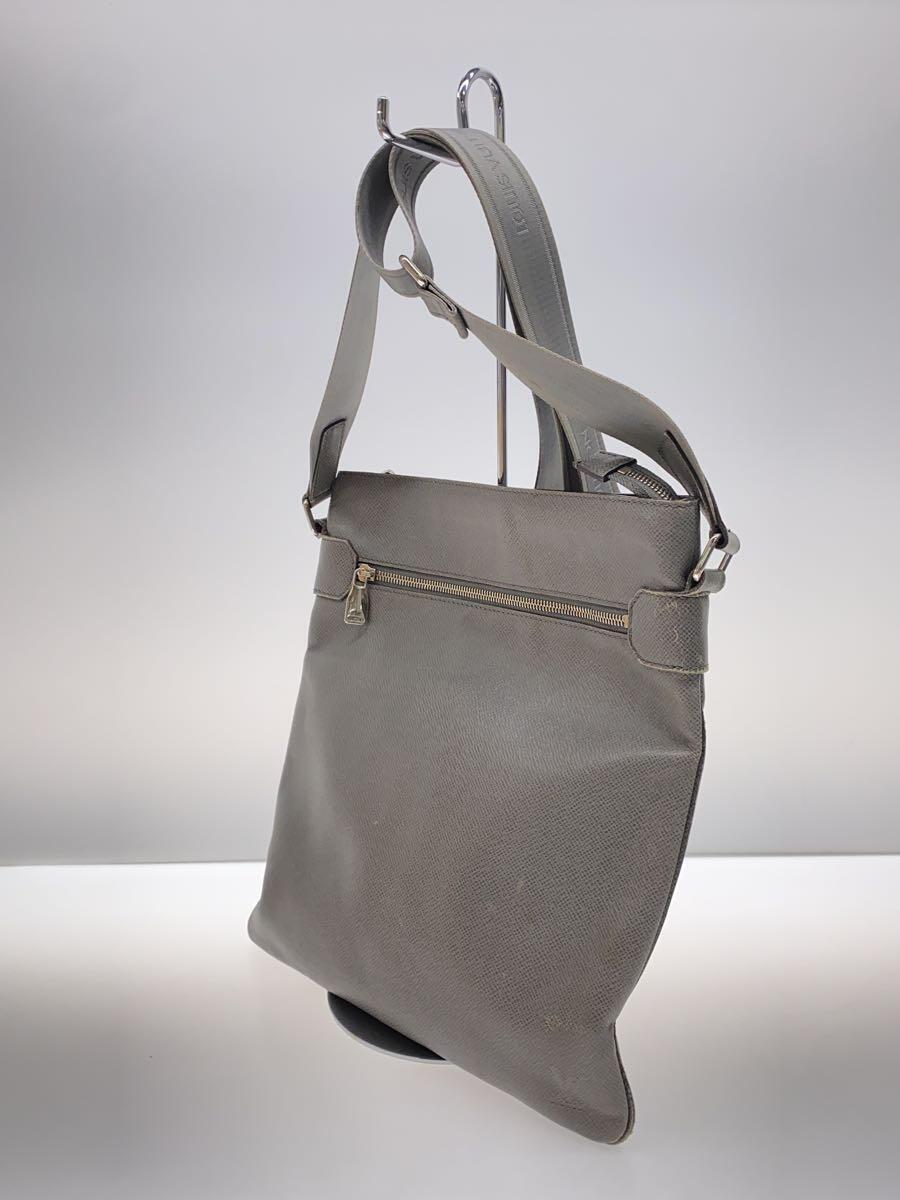 LOUIS VUITTON◇サシャ_タイガ_GRY/レザー/GRY - その他 LOUIS VUITTON◇サシャ_タイガ_GRY/レザー/GRY - その他