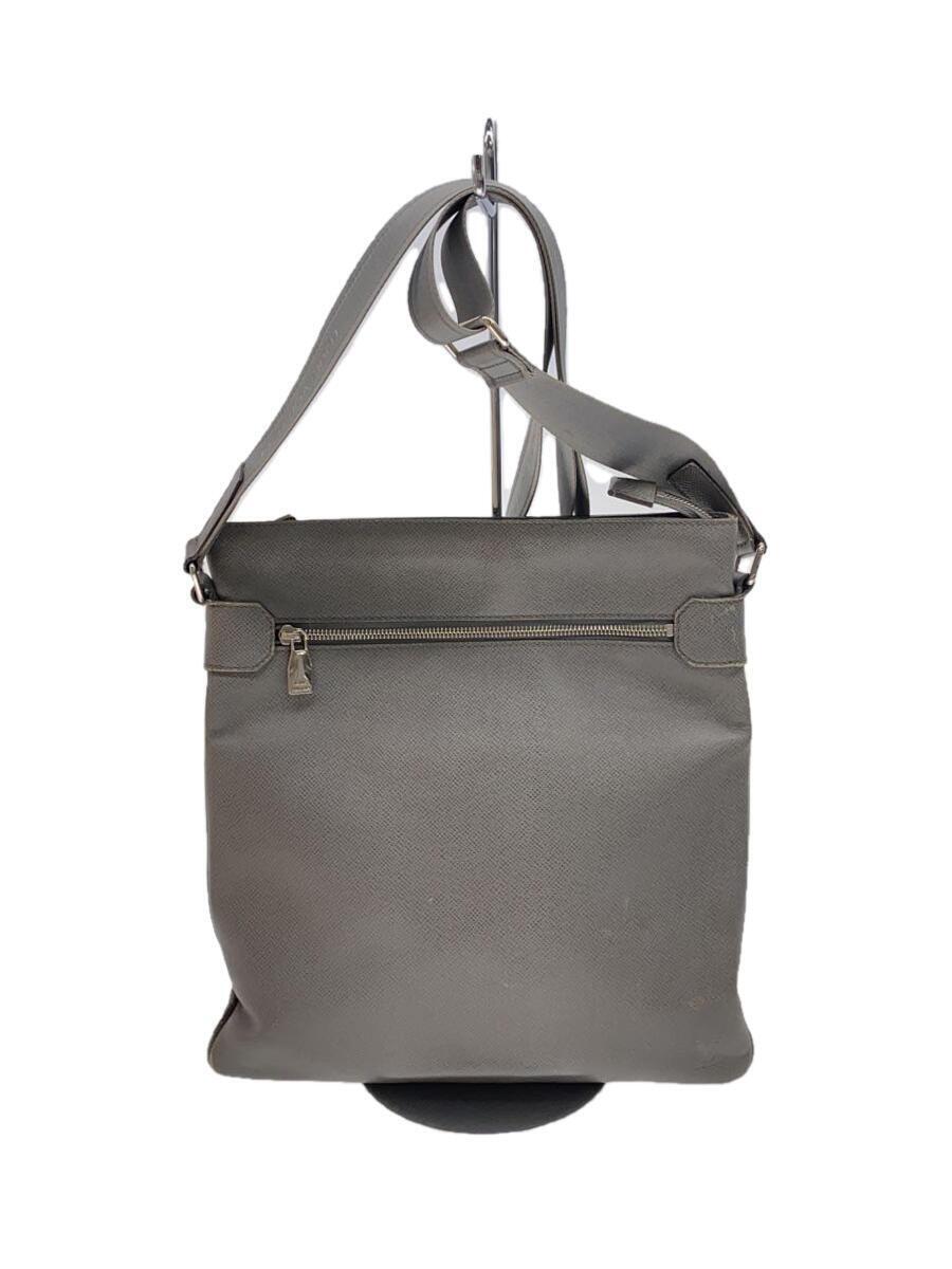 LOUIS VUITTON◇サシャ_タイガ_GRY/レザー/GRY - その他 LOUIS VUITTON◇サシャ_タイガ_GRY/レザー/GRY - その他