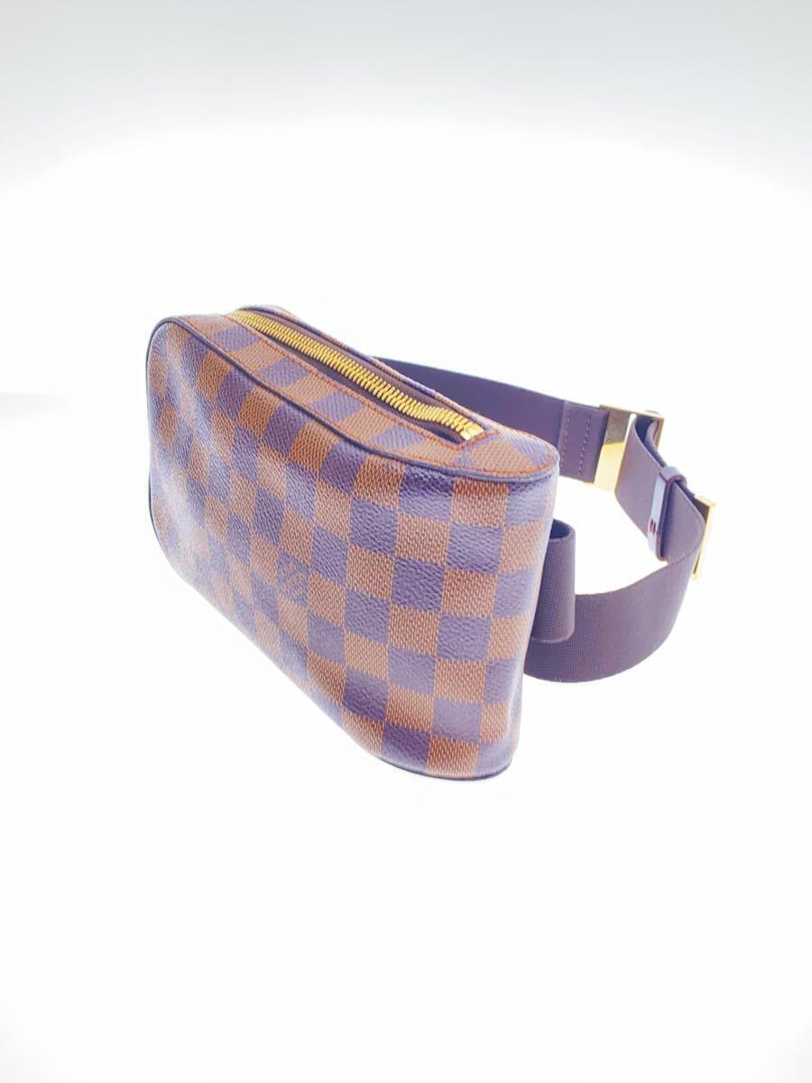 LOUIS VUITTON◇ジェロニモス_ダミエ・エベヌ_BRW/PVC/BRW/※金具 LOUIS VUITTON◇ジェロニモス_ダミエ・エベヌ_BRW/PVC/BRW/※金具
