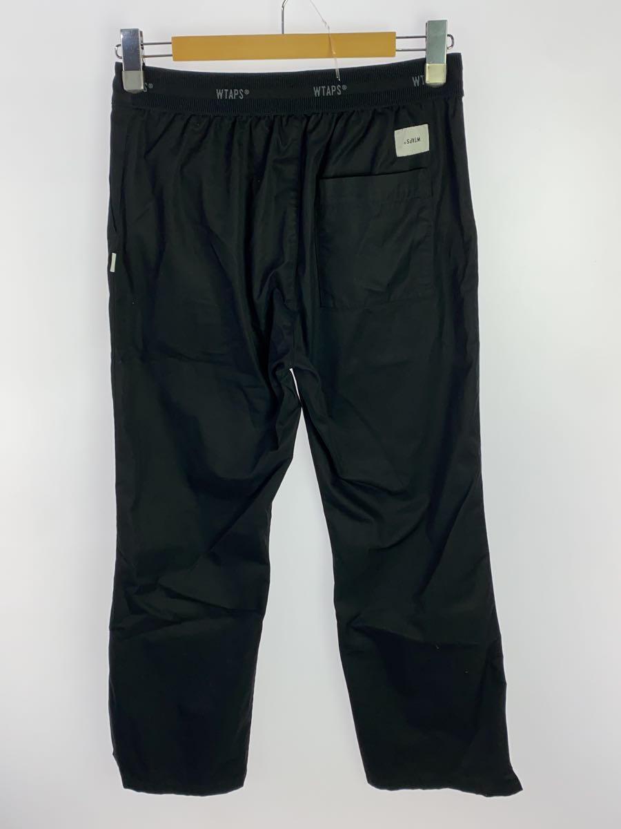 WTAPS ◇ Straight pants / 2 / cotton / BLK / 201TQDT-PTM01 WTAPS ◇ Straight pants / 2 / cotton / BLK / 201TQDT-PTM01