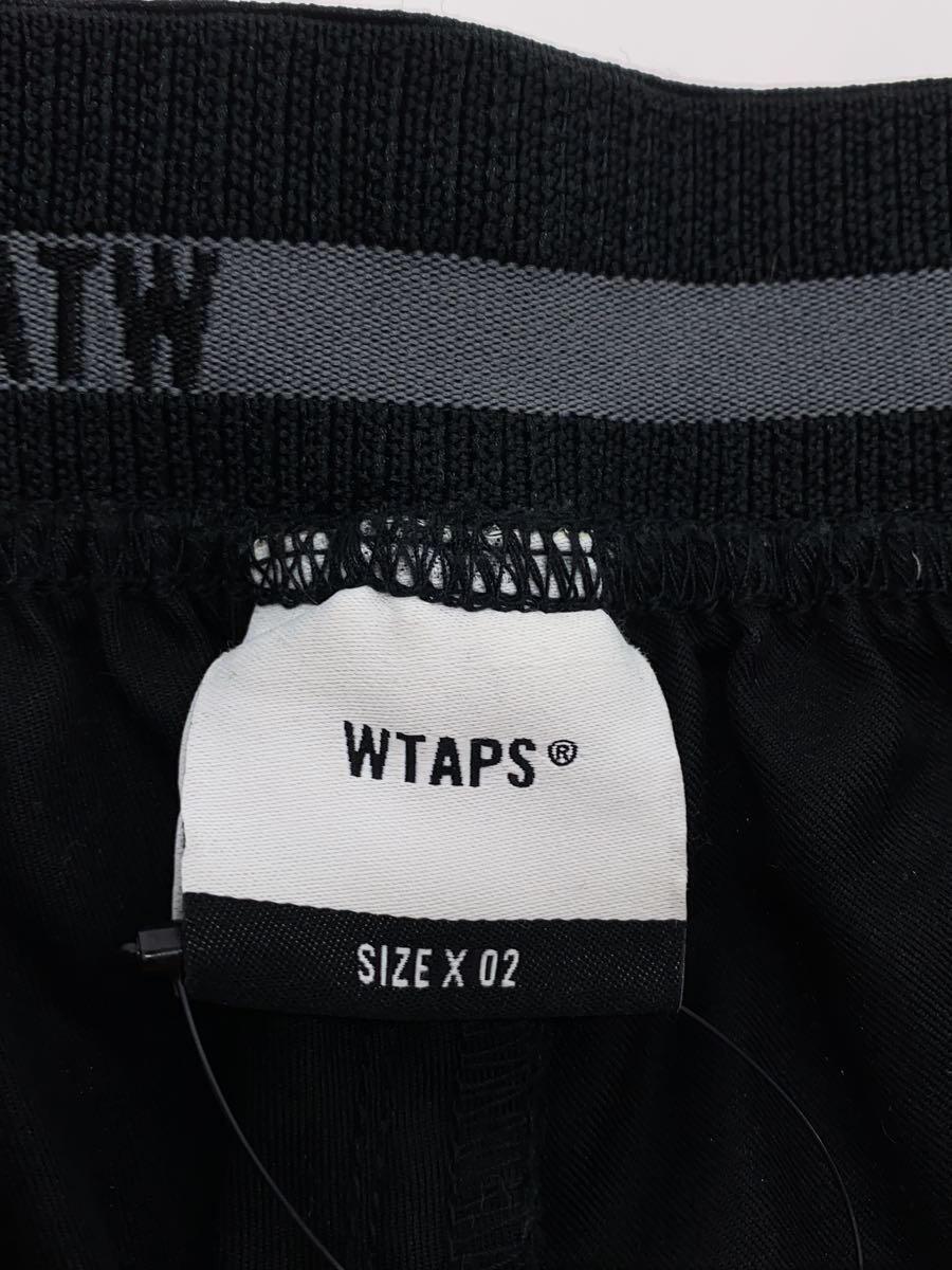 WTAPS ◇ Straight pants / 2 / cotton / BLK / 201TQDT-PTM01 WTAPS ◇ Straight pants / 2 / cotton / BLK / 201TQDT-PTM01