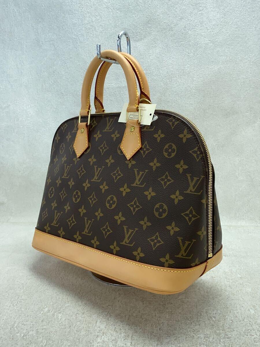 LOUIS VUITTON◇アルマ_モノグラム・キャンバス_BRW/PVC/BRW ハンドバッグ