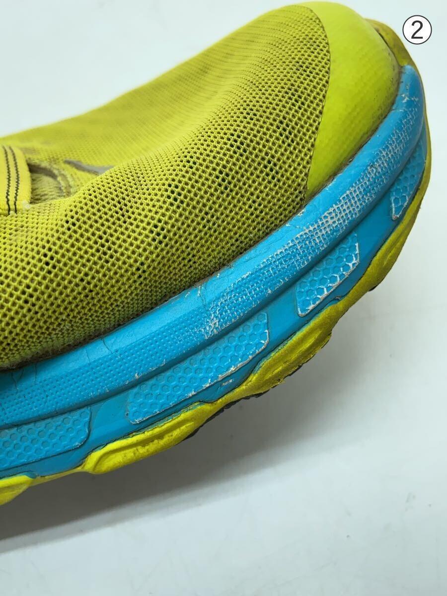 HOKA ONE ONE* low cut sneakers /25cm/YLW/F27219F