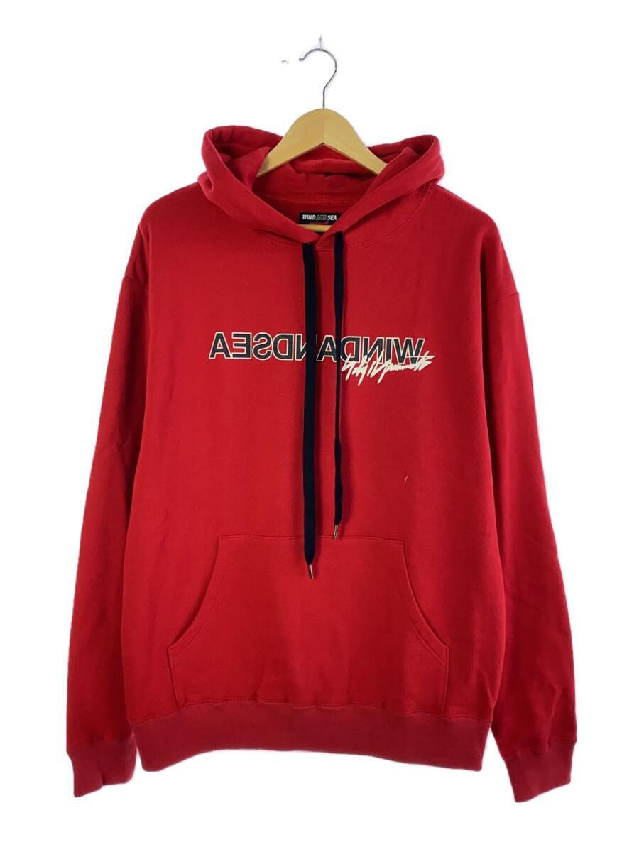 WIND AND SEA ◇ Parka / 3 / Cotton / Red / Solid color WIND AND SEA ◇ Parka / 3 / Cotton / Red / Solid color